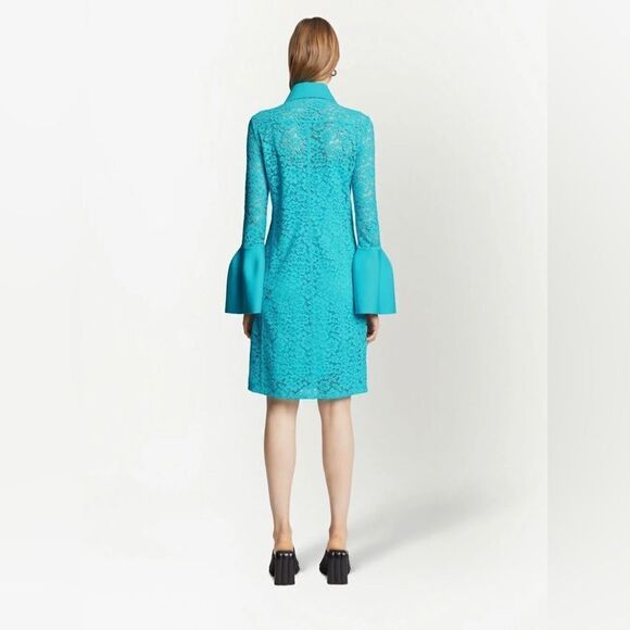 Proenza Schouler floral lace shirtdress size 4 - Picture 3 of 15